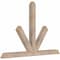 Ekena Millwork Saratoga Smooth Timber Gable Bracket, Douglas Fir, 60"W x 40"H x 3 1/2"D x 3 1/2"F, 16/12 Pitch GBW060X40X0404SAR00SDF - alternate 2